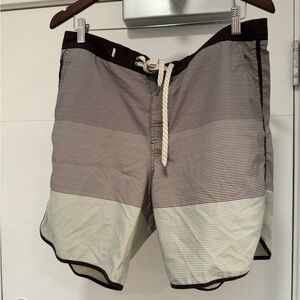 Vuori Banks men’s board shorts in perfect condition, zero signs of wear